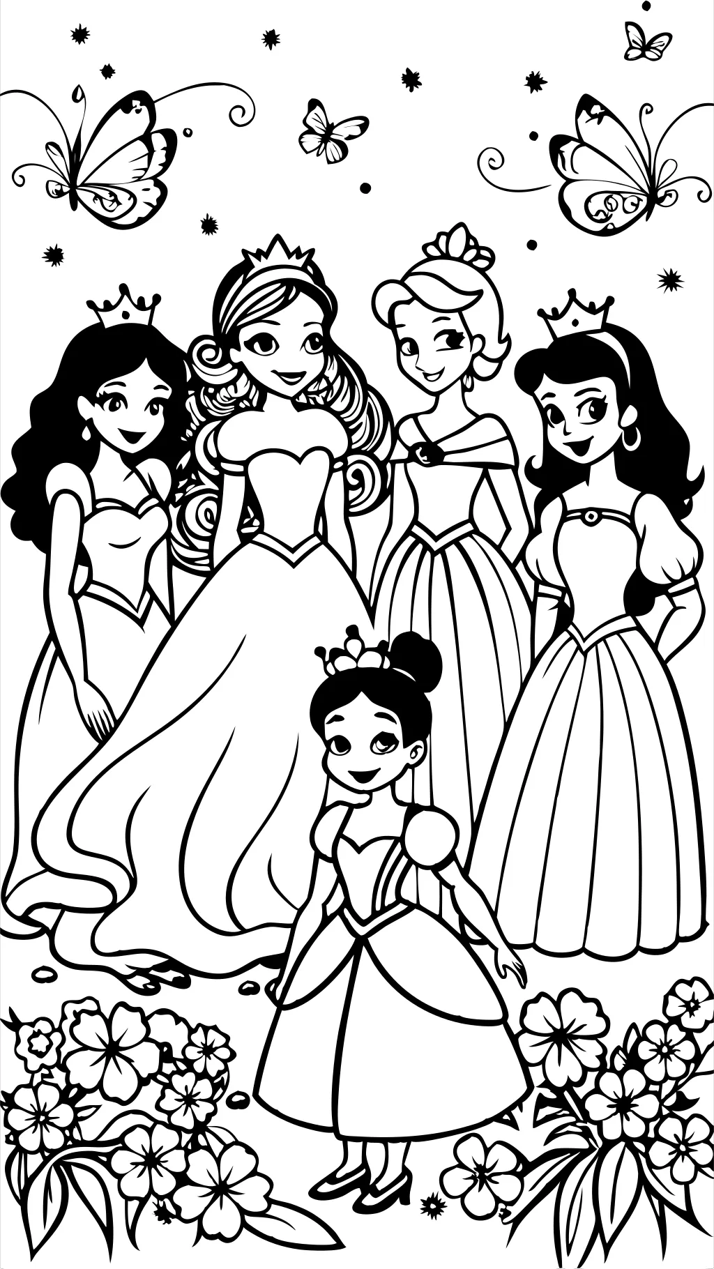 coloring pages disney princess